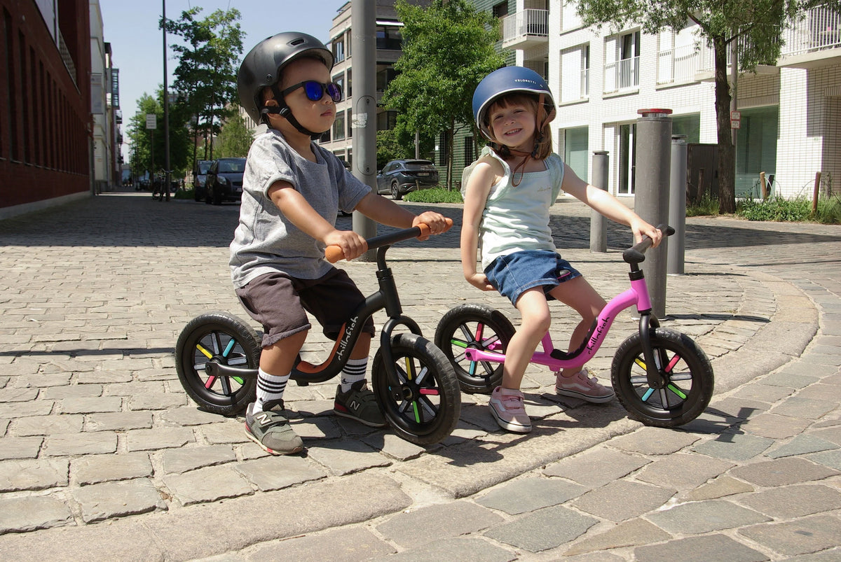 Chillafish Buzzi 10' Balance Bike for Kids 1.5 Years and Older, Lightweight Toddler Bike with Adjustable Seat