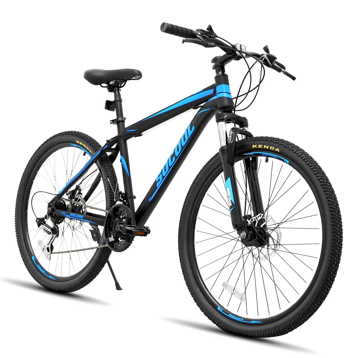 Mountain Bike, 26 - Inch Wheels, Teen Boys, Girls - Black & Blue