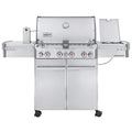 Summit S - 470 4 - Burner Propane Gas Grill in Stainless Steel with Built - in Thermometer and Rotisserie