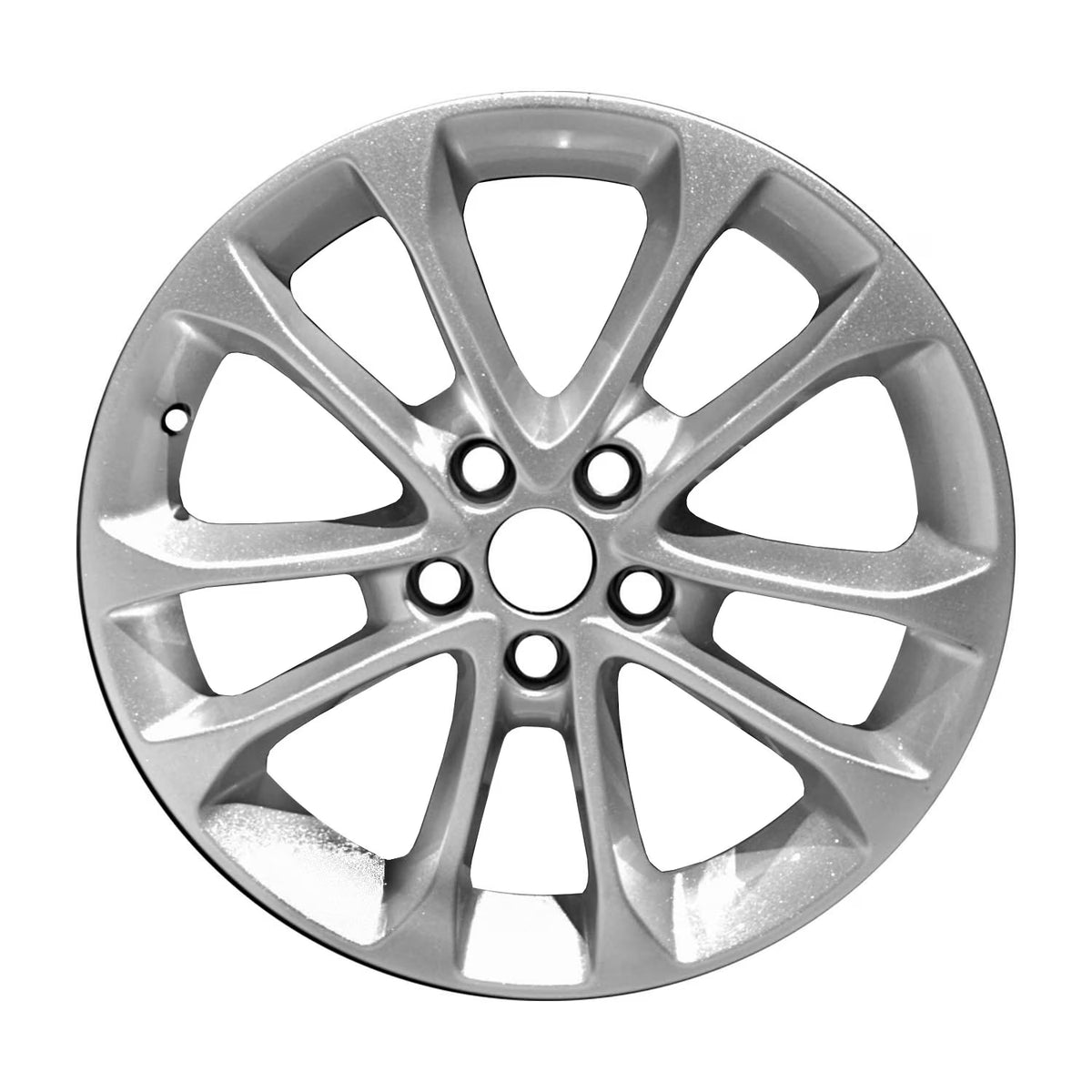 Remanufactured Painted Sparkle Silver Aluminum Wheel 17 x 7.5 Fits 2019 - 2020 Ford Fusion