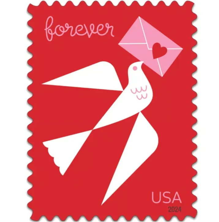Forever Stamps 2024 Love Series – Love & Celebration. First-Class Postage