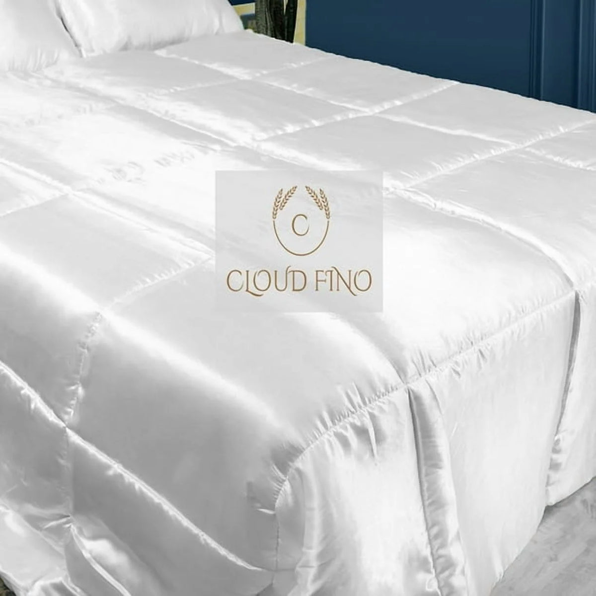 Cloud Fino 100% Silk Comforter 300 GSM Quilt Suitable for All-Season Silky Super Soft Twin/Twin XL Lilac