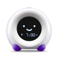 Mella Ready To Rise Children's Sleep Trainer Night Light and Sleep Sounds Machine Alarm Clock, Purple