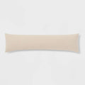 Lumbar Boucle Color Blocked Decorative Throw Pillow Khaki - Threshold