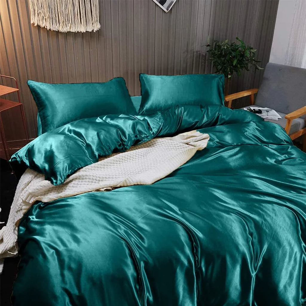Cloud Fino 100% Silk Comforter 300 GSM Quilt Suitable for All-Season Silky Super Soft Twin/Twin XL Lilac