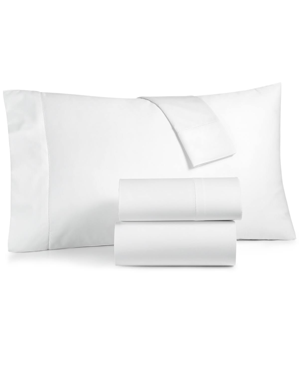 Charter Club Damask 550 TC 100% Supima Cotton Queen Sheet Set, White