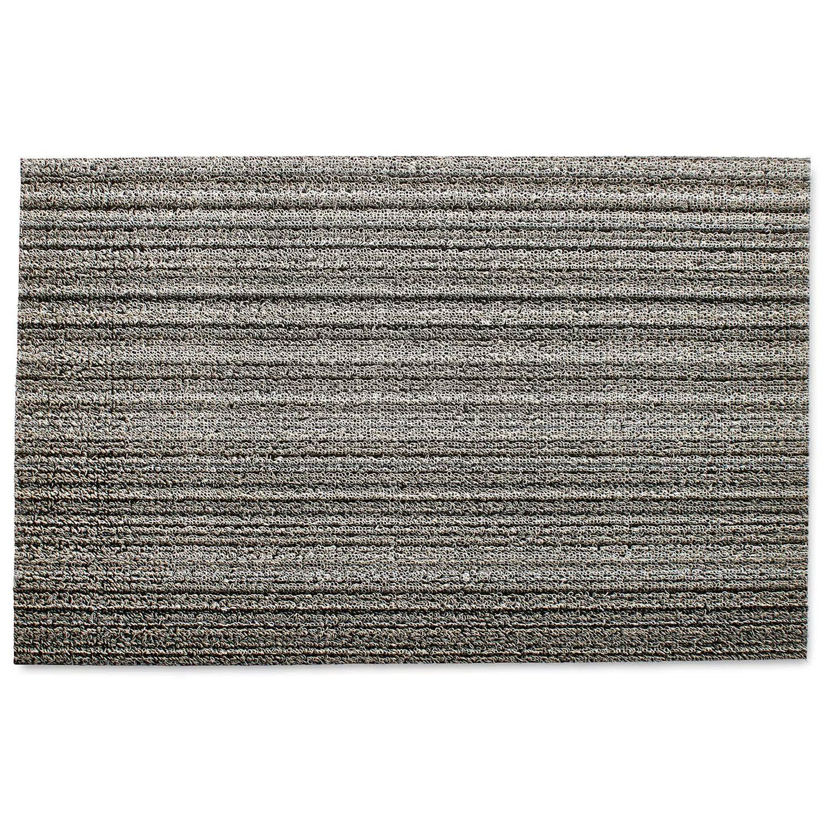 Chilewich Skinny Stripe Shag Mat Birch 18" x 28"