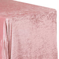 Dusty Rose/Mauve Velvet Rectangular Tablecloth Size: 90 x 156 in | Wedding | Event | Wholesale by CV Linens