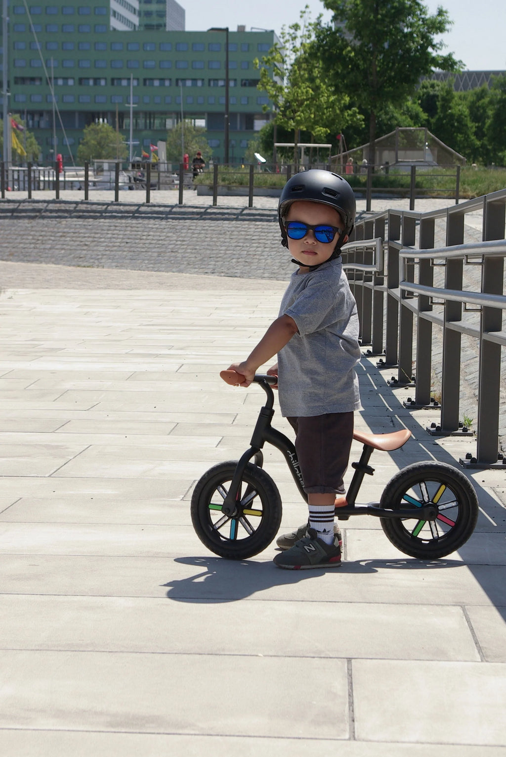 Chillafish Buzzi 10' Balance Bike for Kids 1.5 Years and Older, Lightweight Toddler Bike with Adjustable Seat