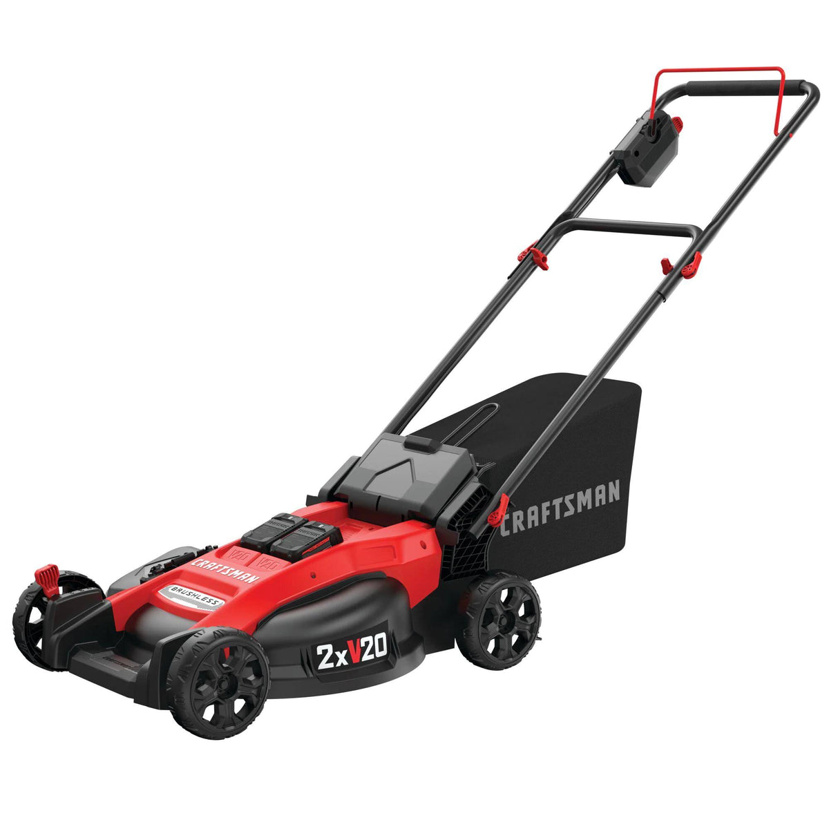 Craftsman V20 20-Volt Max Cordless Battery Leaf Blower Lawn Mower Combo Kit (Battery & Charger Included)