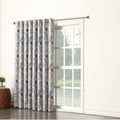 Sun Zero Andy Room Darkening Wide Patio Door Curtain Panel