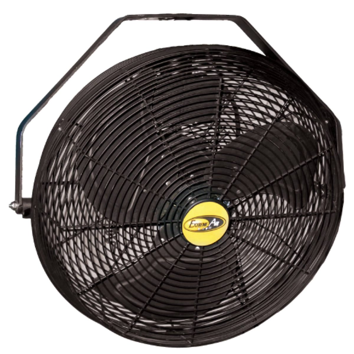 J and D 18" Black Indoor & Outdoor Wall- Ceiling- or Pole Mount Fan | POW18B