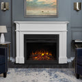 Real Flame Harlan Grand Electric Fireplace, White