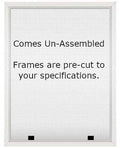 Meniacle Products Custom Size Window Screen Kit (White) Assembly Required
