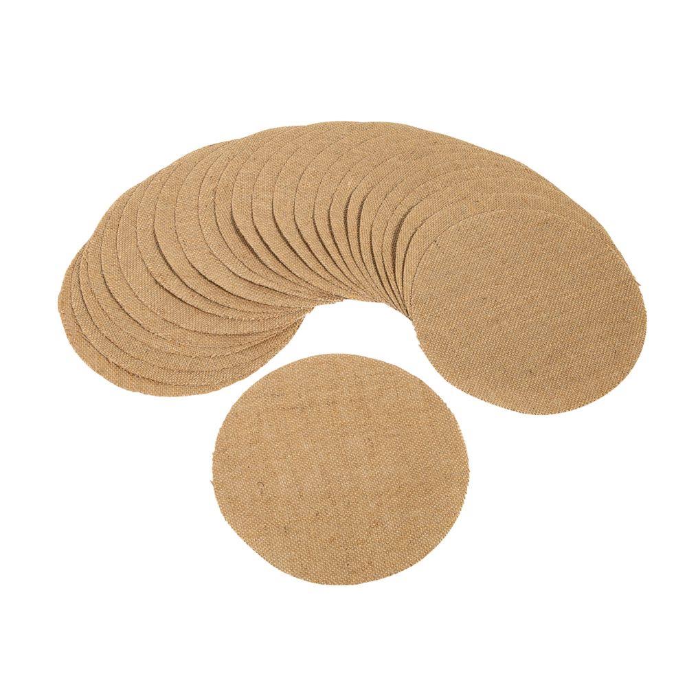 100 PC 10" Bulk Burlap Circles