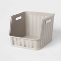 Wave Open Front Bin Gray - Brightroom