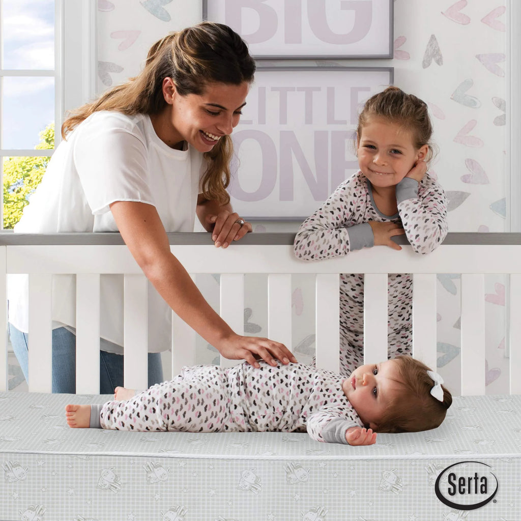 Serta Perfect Slumber Dual Sided Crib and Toddler Mattress