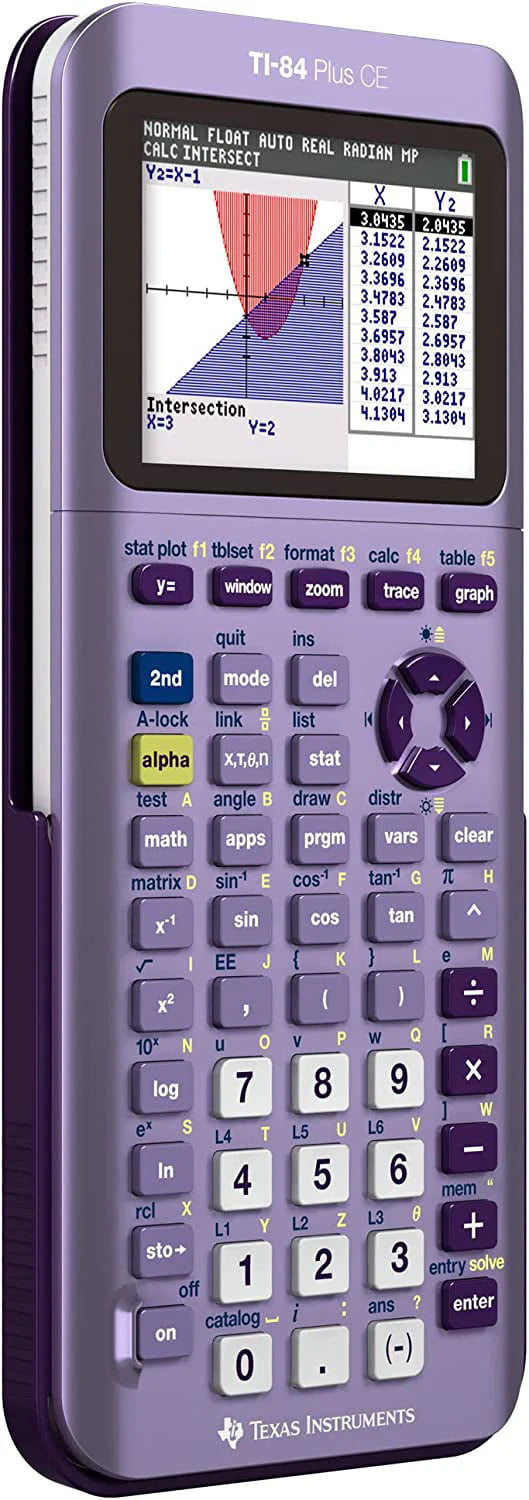 TI - 84 Plus CE Color Graphing Calculator, Infinitely Iris