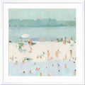 Sea Glass Sandbar I by Emma Scarvey - Picture Frame Painting Joss & Main Size: 12"H x 12"W, Frame Color: Black