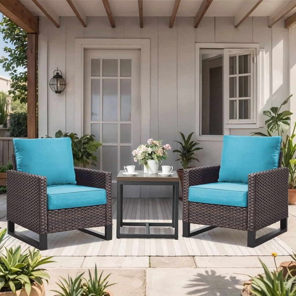 Bellefurn Outdoor Deep Seat Cushion 24 X 24 X 6 in for Patio Furniture, Outdoor Chair Cushions Waterproof & Fade Resistant Patio Furniture Cushions for Wicker Chair, Sofa, Couch