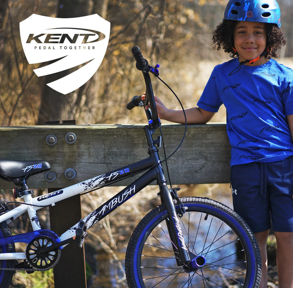 Bicycles 20" Boy'S Ambush BMX Bike, Black/Blue