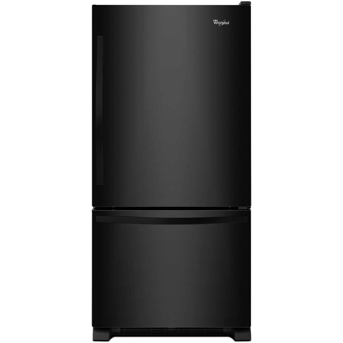 Whirlpool 30 in. 18.7 Cu. ft. Bottom Freezer Refrigerator - Black (WRB329DMBB)