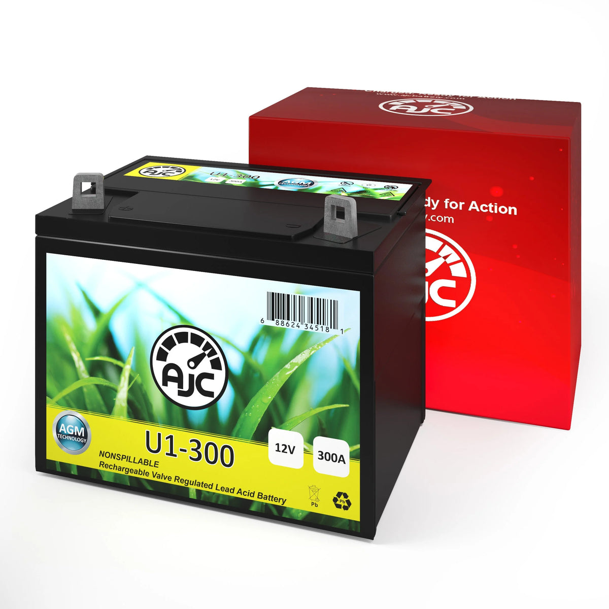 Simplicity Champion 26 - 52 Zero - Turn U1 Lawn Mower and Tractor Battery - This Is an AJC Brand Replacement