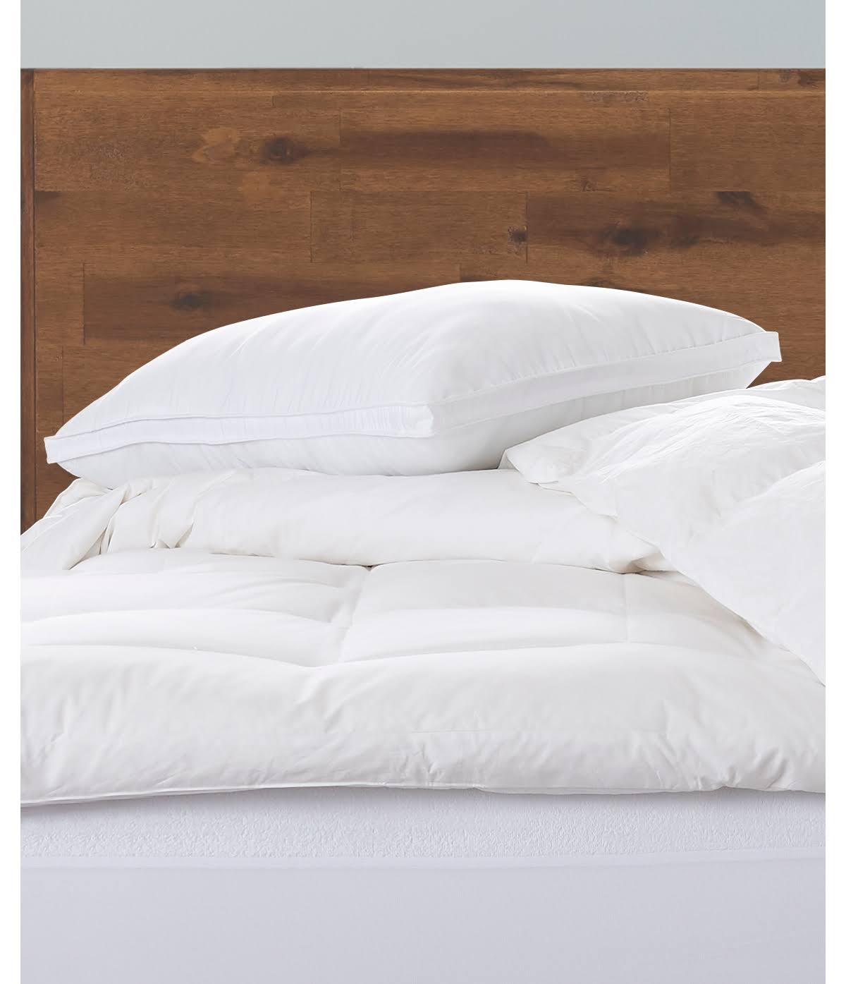 Gusseted Firm Microfiber Gel Queen Size Pillow