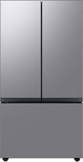 Samsung - Bespoke 30 Cu. ft 3-Door French Door Refrigerator with AutoFill Water Pitcher - Stainless Steel