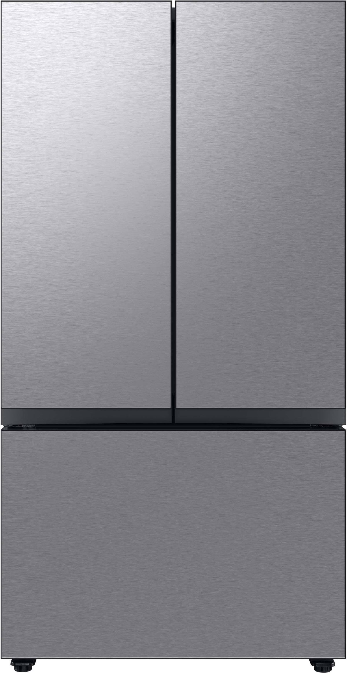 Samsung - Bespoke 30 Cu. ft 3-Door French Door Refrigerator with AutoFill Water Pitcher - Stainless Steel