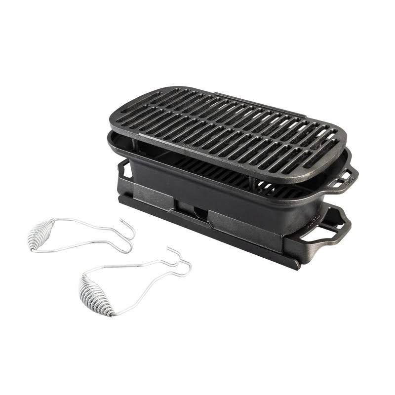 Lodge Sportsman's Pro Grill, 19.38 Inches, Black