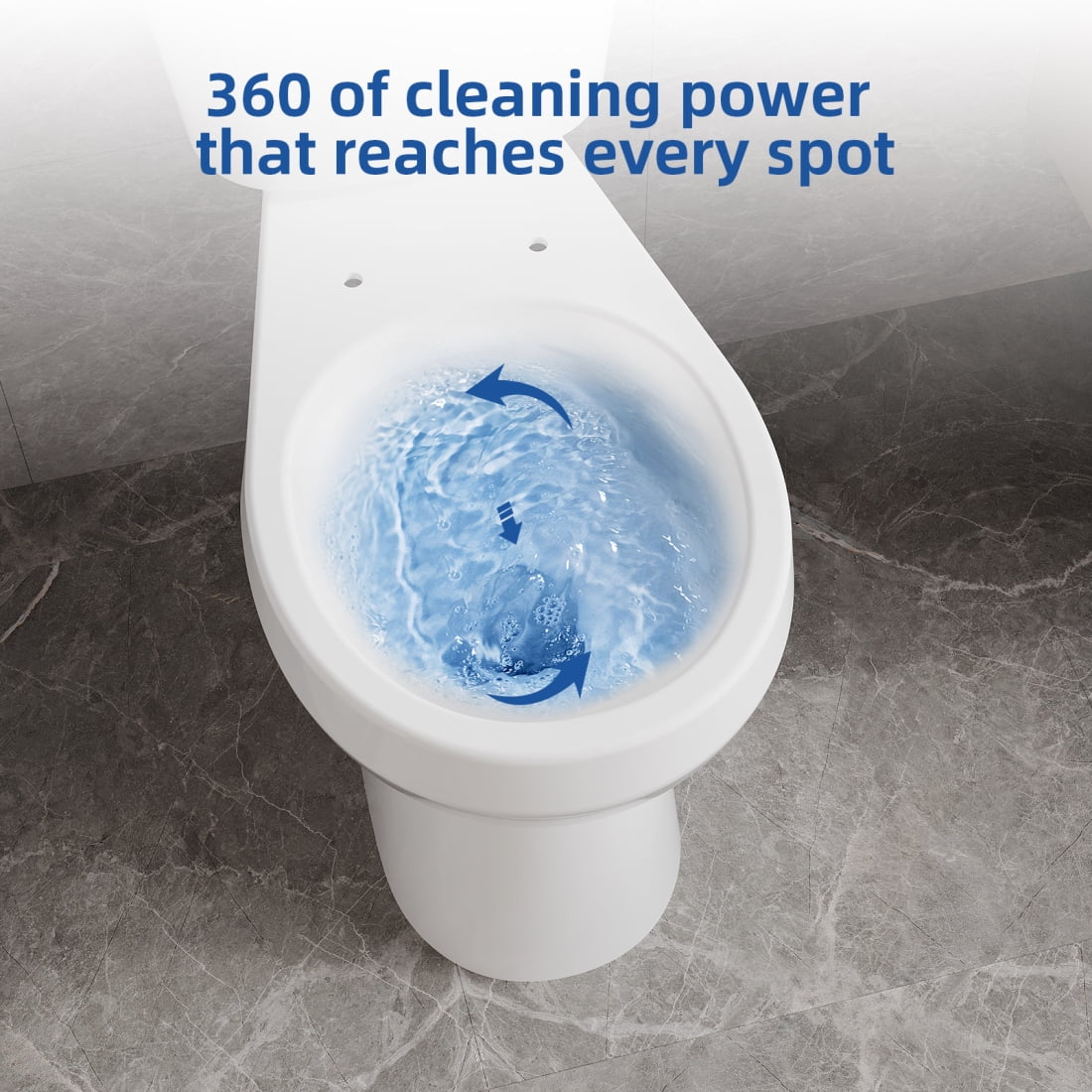 21" Toilet, Two - Piece Toilet, ADA Toilet with Dual Flush, Elongated Toilets for Bathrooms with Soft Close Seat, Universal Height with 1.28 Siphonic Flush Cotton White