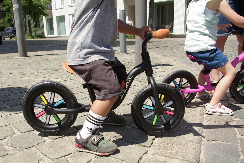 Chillafish Buzzi 10' Balance Bike for Kids 1.5 Years and Older, Lightweight Toddler Bike with Adjustable Seat