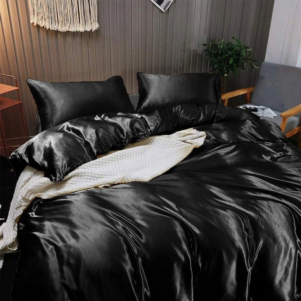 Cloud Fino 100% Silk Comforter 300 GSM Quilt Suitable for All-Season Silky Super Soft Twin/Twin XL Lilac
