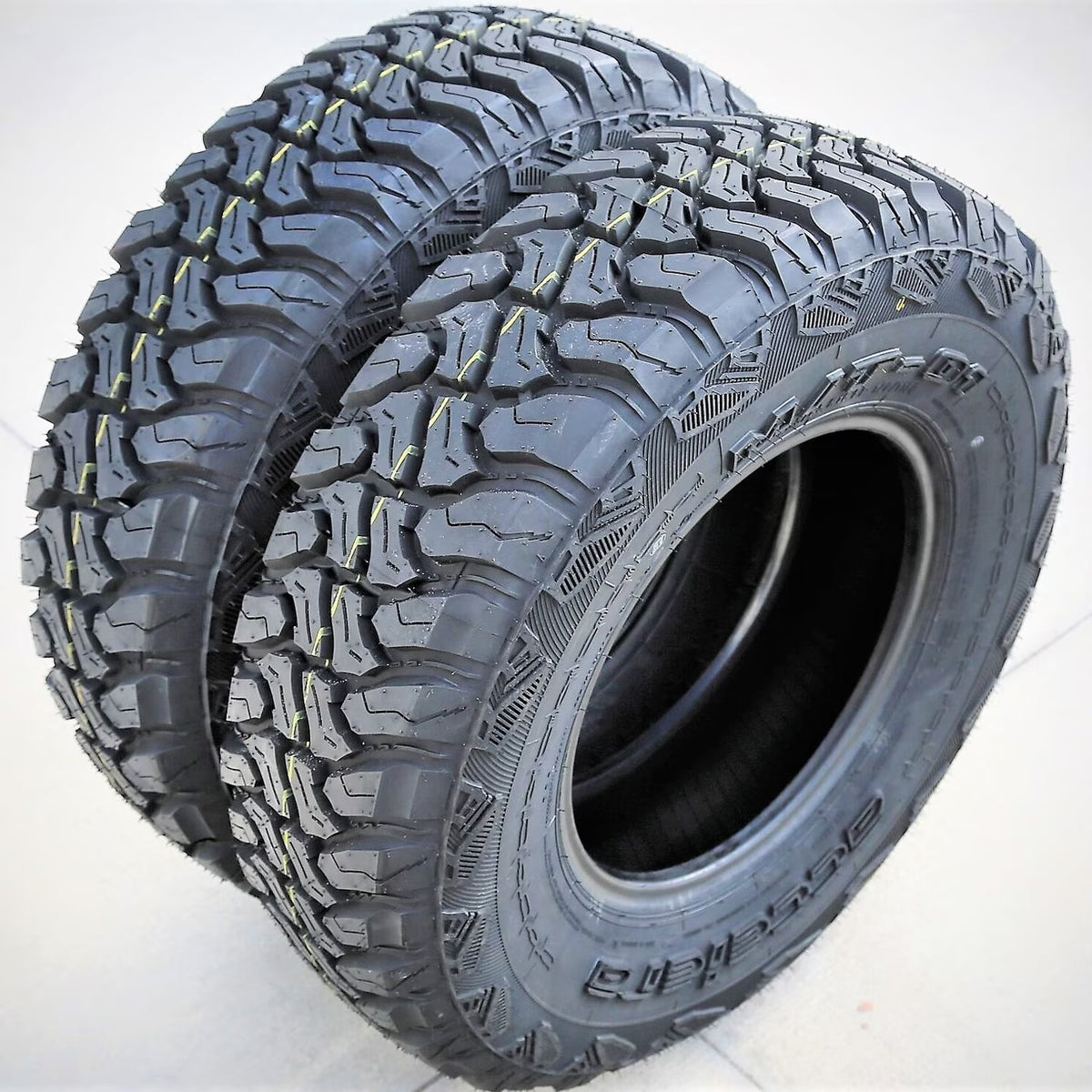 Pair of 2 (TWO) Accelera M/T - 01 LT 235/85R16 Load E (10 Ply) MT M/T Mud Tires