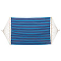 Richardson 13 ft. Fabric Hammock Bed in Blue Red and White Stripes