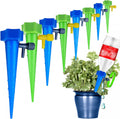 LABOTA 24 Packs Self Watering Spikes Adjustable Plant Watering Spikes with Slow Release Control Valve Switch for Garden Plants Indoor & Outdoor