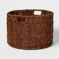 Brightroom Woven Banana Bark Floor Basket | Target