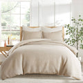 Cloud Waffle Taupe Twin Duvet Set - Levtex Home