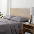 Serta Twin XL Supersoft Solid Sheet Set Dark Gray