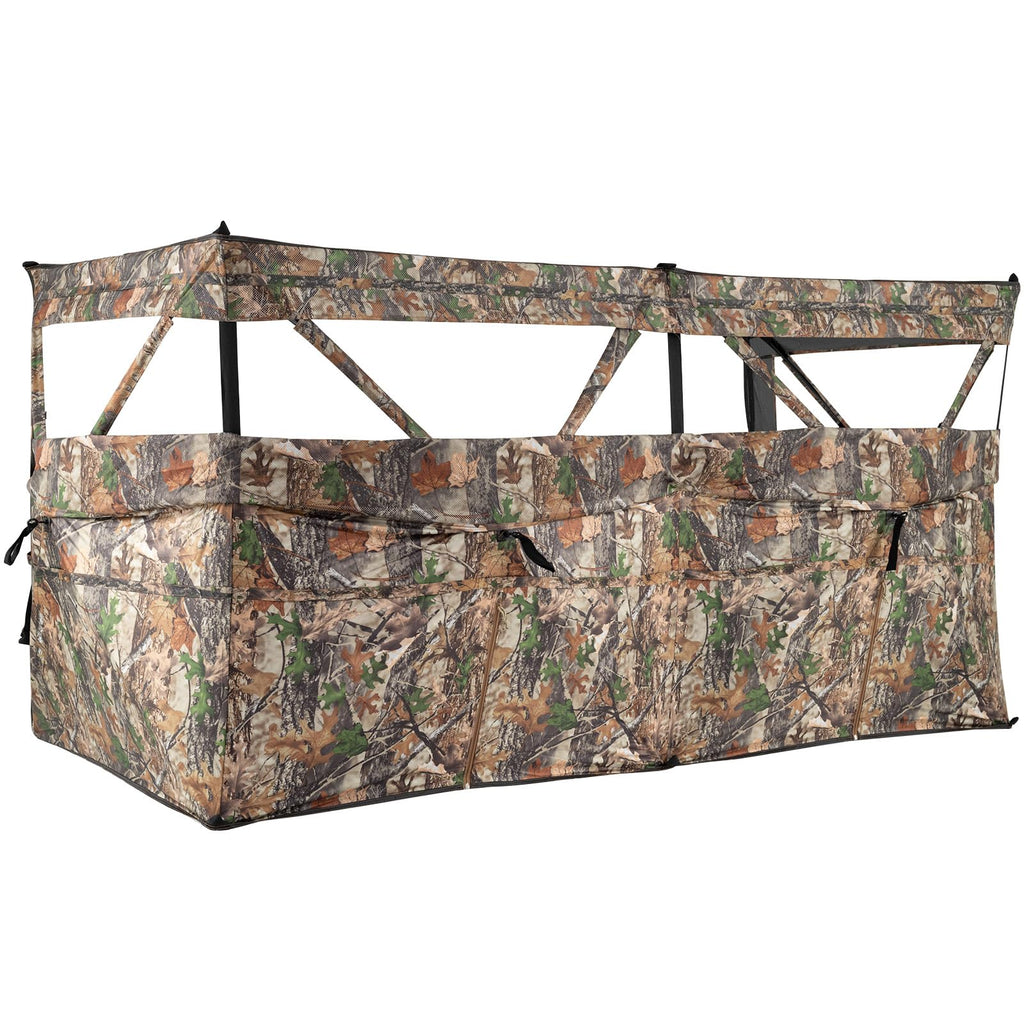 Tangkula 4-Panel Hunting Blind with Dog Door