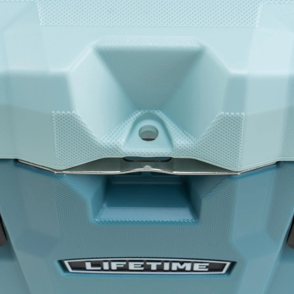 Lifetime 28 Qt Bear - Resistant Camping Cooler, Premium High Performance, Ice Retention, Hard Cooler, 20 Can Capacity, Boulder Gray (91289)