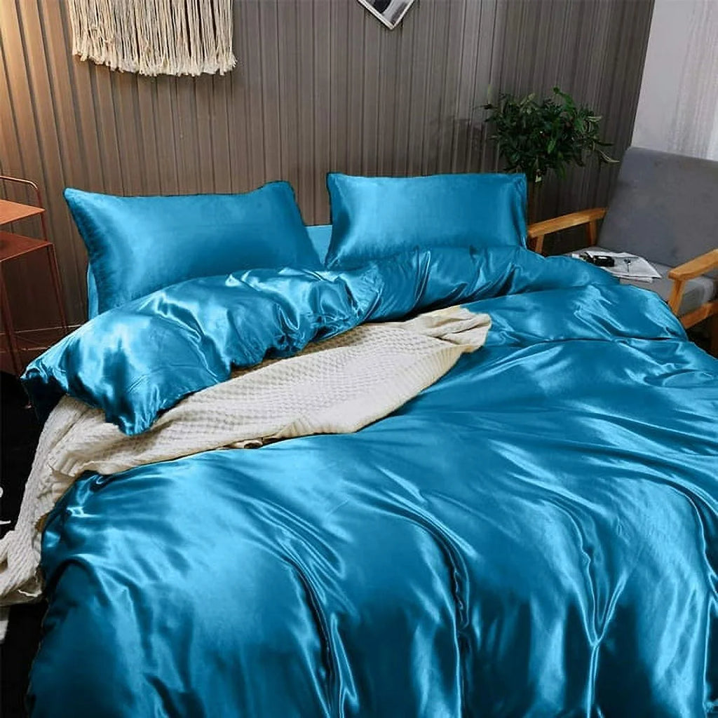 Cloud Fino 100% Silk Comforter 300 GSM Quilt Suitable for All-Season Silky Super Soft Twin/Twin XL Lilac