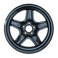 New Aftermarket Painted Black Steel Wheel 17 x 7 9597624 5 Spoke Style Fits 2007 - 2009 Saturn Aura