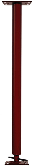 Akron Adjustable Steel Jack Post 75-79 Inches, 13300 lbs Capacity, Red, Swivel Plate, ICC/IRC/IBC Compliant | P M201