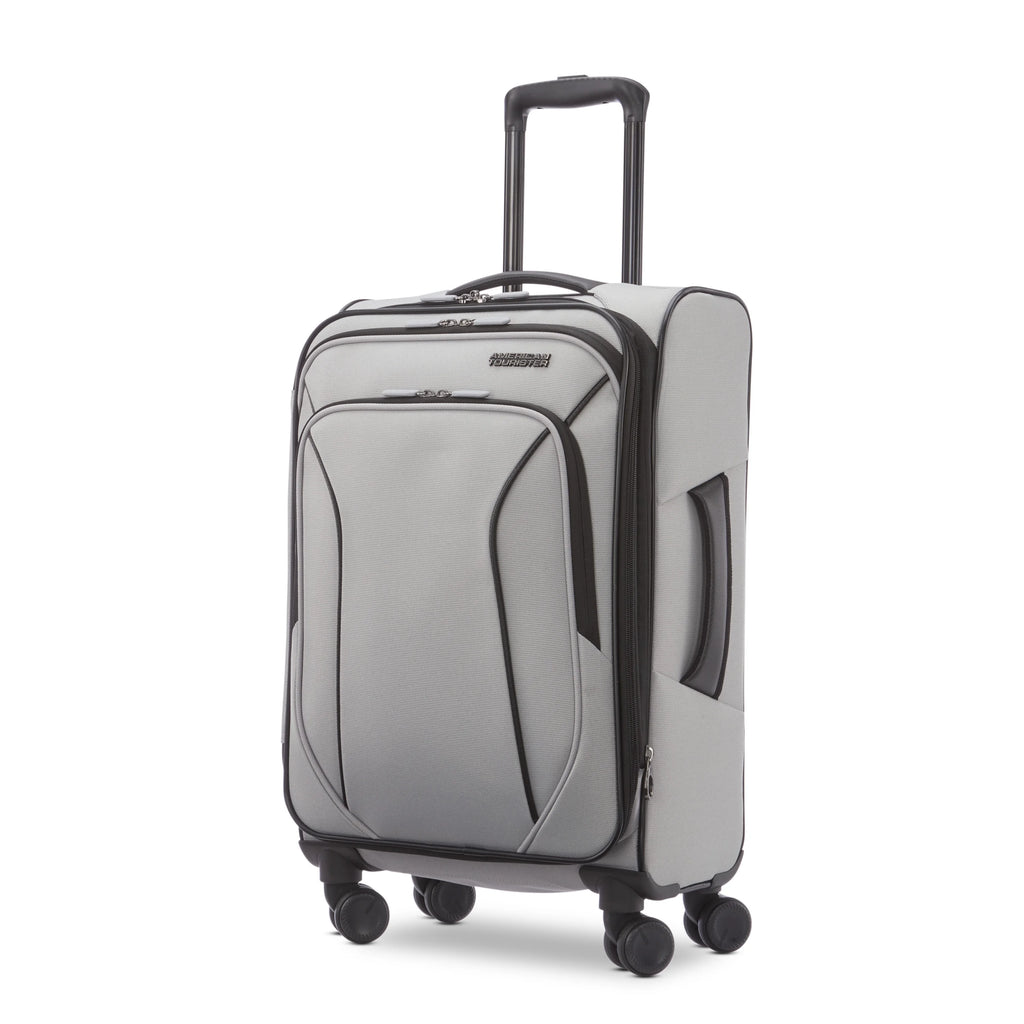 American Tourister X - Lite 3 - Piece Luggage Set with Spinner Wheels - Light Grey