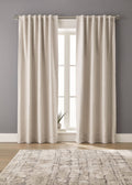 Better Homes & Gardens Boucle Blackout Curtain Panel - Beige - 50 x 95 in