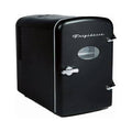 Frigidaire Retro 6 Can Mini Beverage/Skincare Cooler, Efmis129, Black
