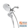 Moen Attract 6-Spray 1.75 GPM Hand Shower and Showerhead Combo Kit with Magnetix in Chrome