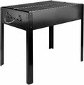 Portable Charcoal Grill Detachable Grill Cooking Station. Mini Tabletop Camping Grill BBQ. Black